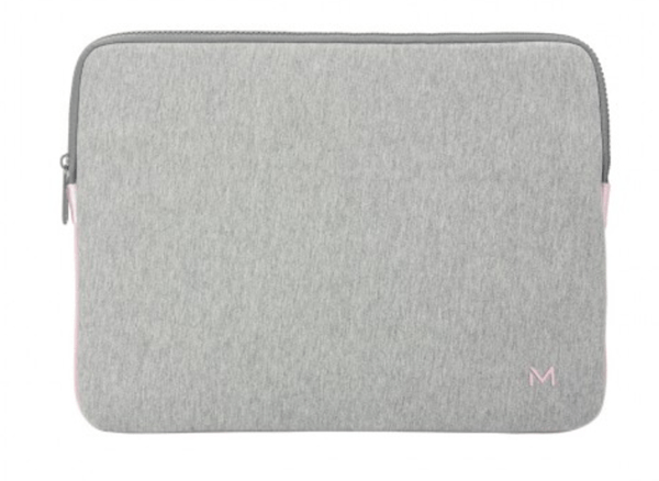 049015 skin memory foam sleeve 12.5 14 grey and pink