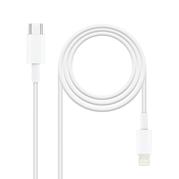 10.10.0601 nanocable cable lightning a usb-c 1 metro