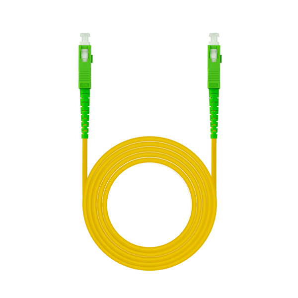 10.20.0010 nanocable cable fibra sc-apc lszh amarillo 10m