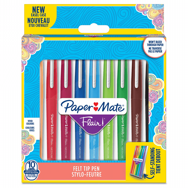 2028898 flair blister 10 colores surtidos paper mate 2028898