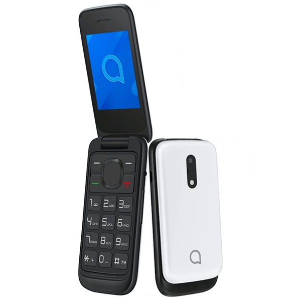 2057D-3BALIB12 telefono movil libre alcatel 2057d pantalla 2.4p-dual sim-con tapa-blanco