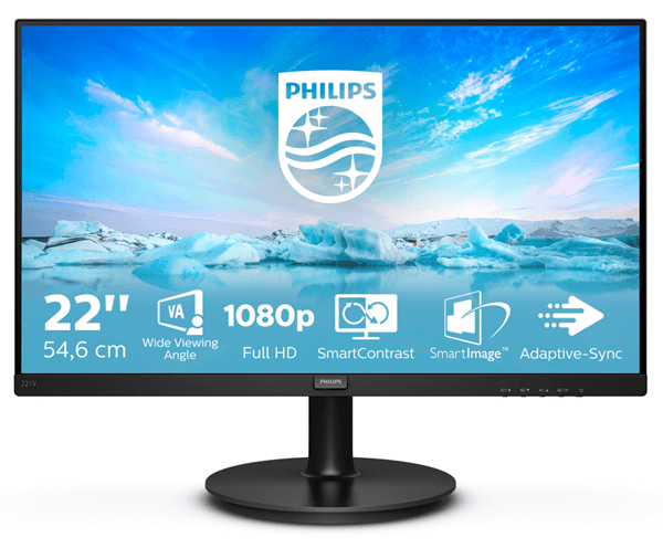221V8/00 monitor phlips 221v8 21.5p led 1920x1080-75hz-4ms-vga-hdmi