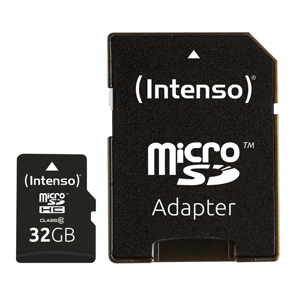 3413480 memoria 32 gb micro micro sdhc intenso clase 10-adaptador usb2.0