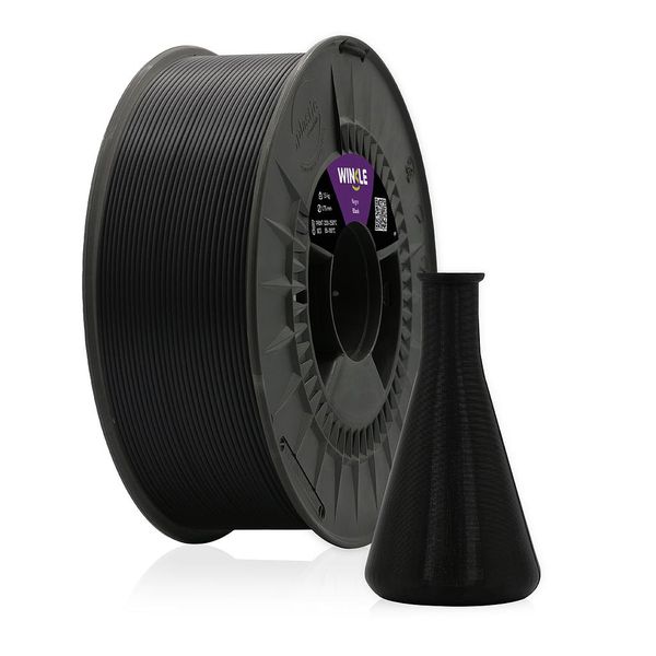 8435532916925 winkle filamento impresora 3d pp polipropileno color negro 1.75mm 1500 gr.