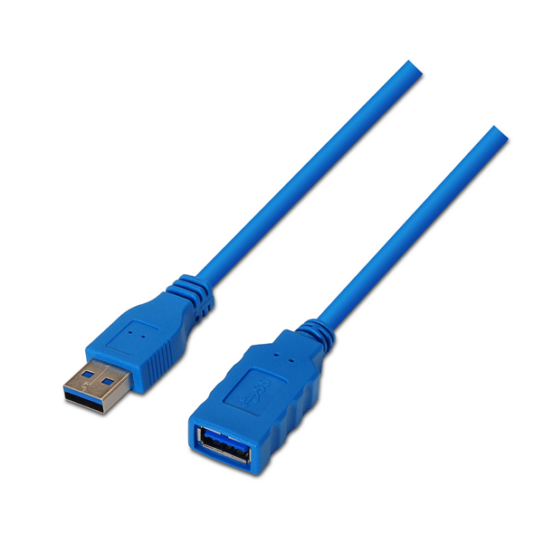Cable alargador usb 3.2 nanocable 10.01.4400/ usb tipo-c macho - usb tipo-c  hembra/ 50cm/