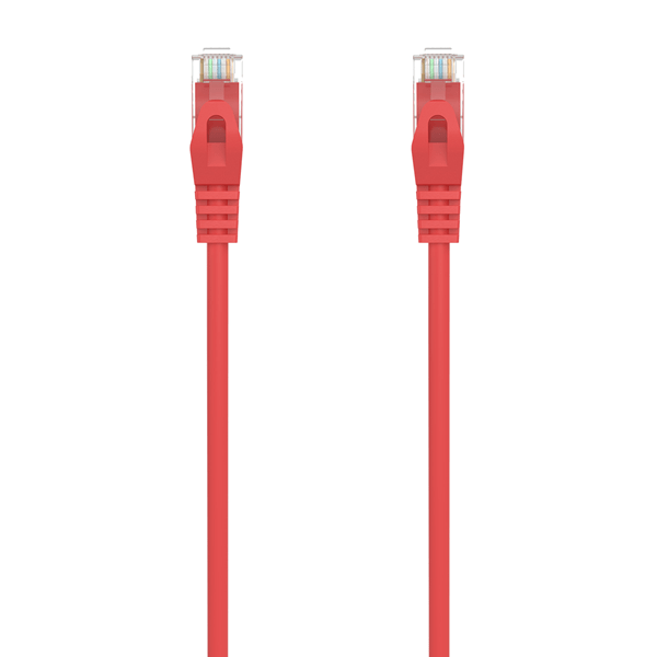 A145-0557 aisens cable de red latiguillo rj45 lszh cat 6a 500 mhz utp awg24 rojo 30cm