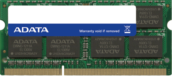 ADDS1600W4G11-S memoria ram ddr3l 4gb 1600mhz 1x4 cl11 adata adds1600w4g11-s