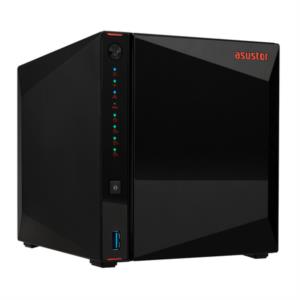 AS5304T nas asustor tower 4 bay quad-core 4gb ddr4 2.5 gbe x 2 usb 3.2