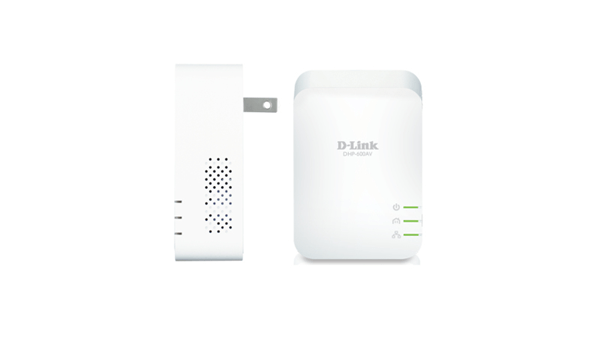 DHP-601AV kit 2 adaptador de homeplug 1000mbps d link streaming qos filtro electrico