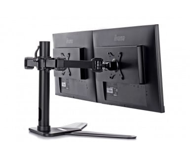 DS1002D-B1 soporte escritorio iiyama. flexible. 2 monitores de 10 a 30 pulgadas. vesa 75x75 or 100x100mm. peso max 10kg