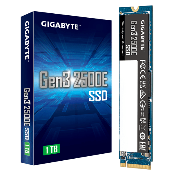 G325E1TB disco duro ssd 1000gb m.2 gigabyte gen3 2500e ssd 1tb 2400mb-s pci express 3.0 nvme