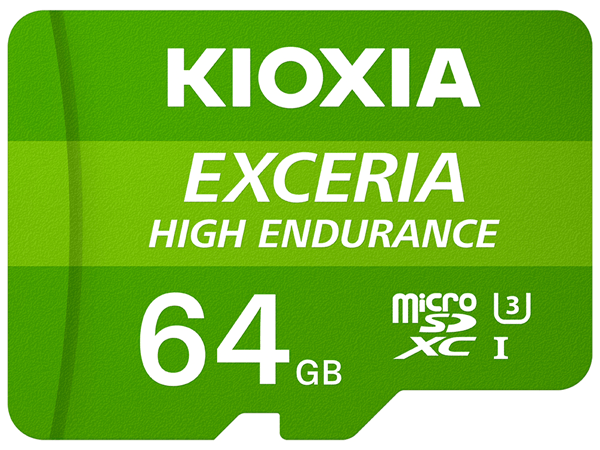 LMHE1G064GG2 micro sd kioxia 64gb exceria high endurance uhs-i c10 r98 con adaptador