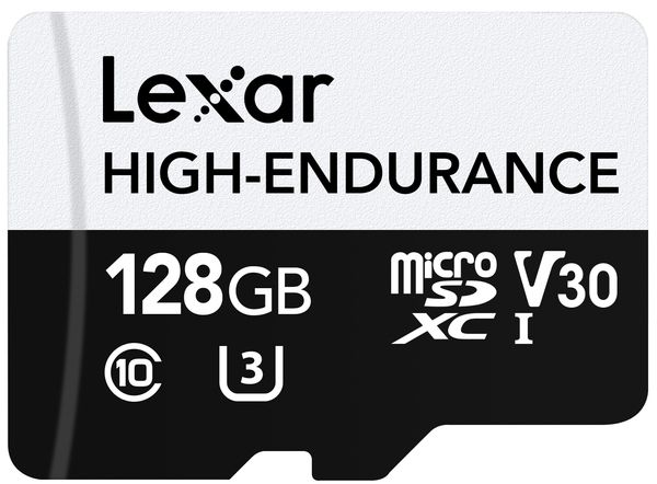 LMSHGED128G-BCNNG lexar 128gb high endurance microsdhc microsdxc uhs i cardsup to 100mb s read. 45mb s write. c10