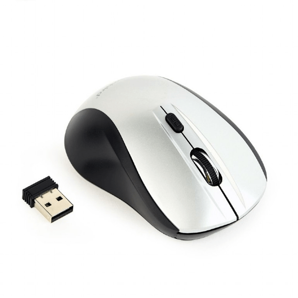 MUSW-4B-02-BS raton gembird inalambrico blanco-negro 4 botones