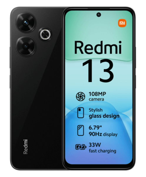 MZB0GZ5EU smartphone xiaomi redmi redmi 13 6.79p 6gb-128gb negro