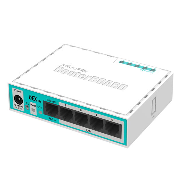 RB750R2 switch 5 puertos 10-100 inal. mikrotik rb750r2 route os l4
