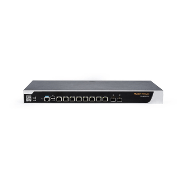 RG-NBR6210-E router ruijie reyee rg nbr6210 e gigabit 8p sfp 2p cloud 2.5gbps