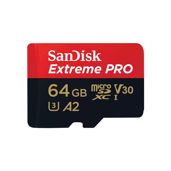 SDSQXCU-064G-GN6MA sandisk extreme pro microsdxc 64gb-sd adapter-2 years rescuepro deluxe up to 200mb-s-90mb-s read-write speeds a2 c10 v30 uhs-i u3