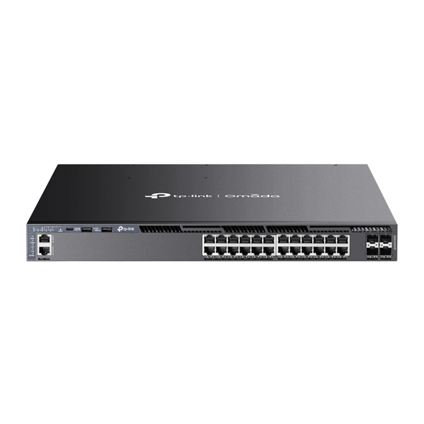 SG6428XHP omada 24-port gigabit stackable l3 managed poe-switch with 4 10g slots