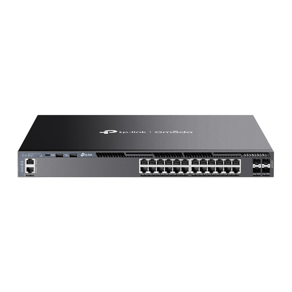 SG6428X omada 24-port gigabit stackable l3 managed switch with 4 10ge sfp-slots