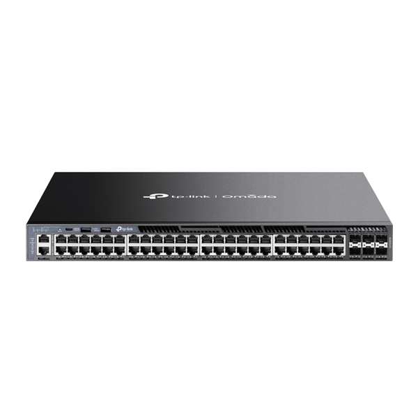 SG6654X omada 48 port gigabit stackable l3 managed switch with 6 10g slots
