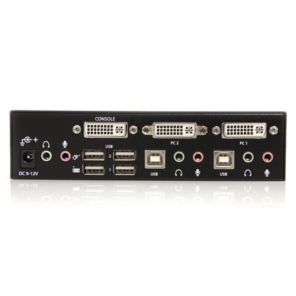 SV231DVIUA conmutador switch kvm 2 puertos usb 2.0 audio video dvi