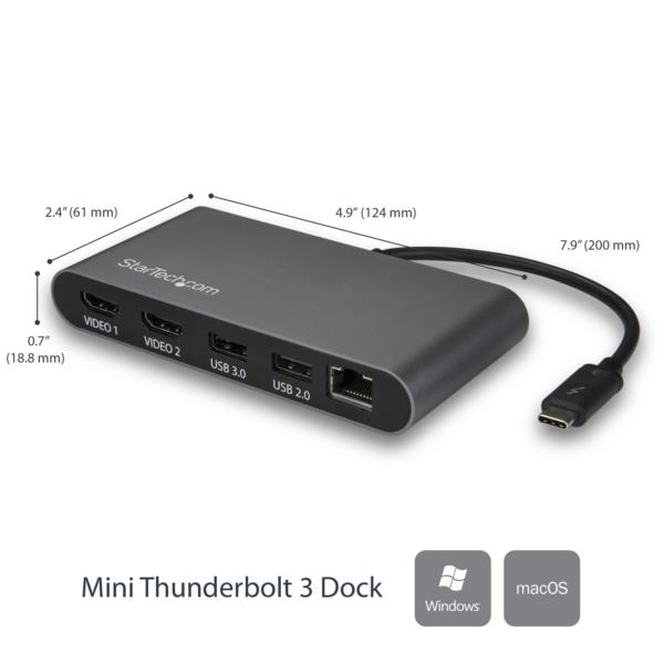 thunderbolt 3 dock mac mini