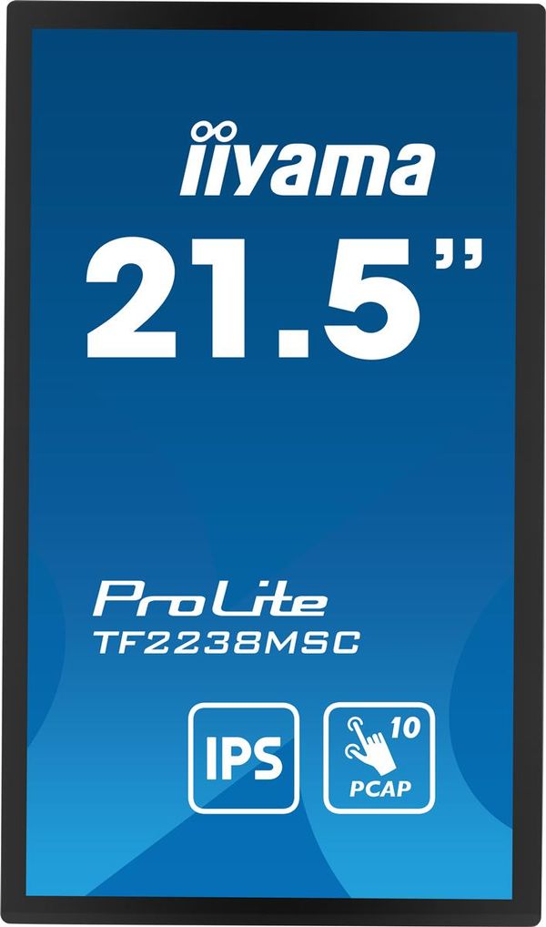 TF2238MSC-B1 monitor tactil iiyama tf2238msc b1 22p ips full hd hdmi altavoces