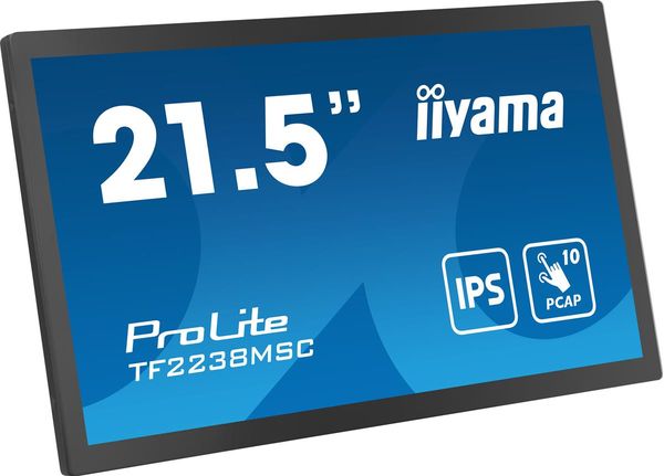 TF2238MSC-B1 monitor tactil iiyama tf2238msc b1 22p ips full hd hdmi altavoces