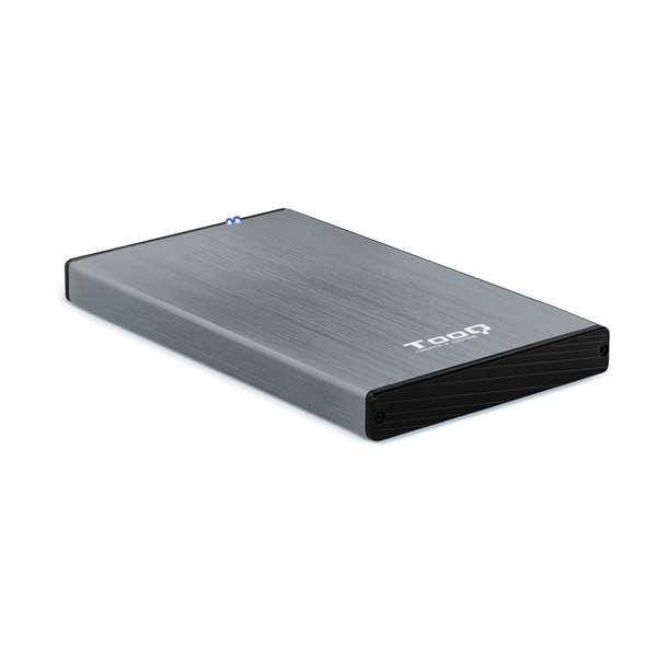 Carcasa discos SATA de 2.5 a USB 3.0 / Caja transparente HDD SSD hasta 4TB  - Tecnopura