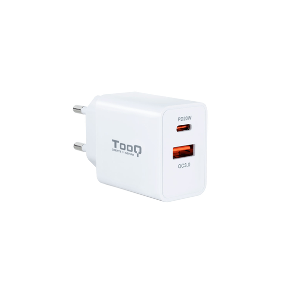 TQLC-USBC65PD cargador tooq 65w usb-c 1.8m para portatil
