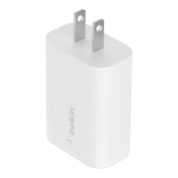WCA004VF1MWH-B6 belkin 25w pd pps wall charger-universal for samsung and apple bundle with c-c cable 1m